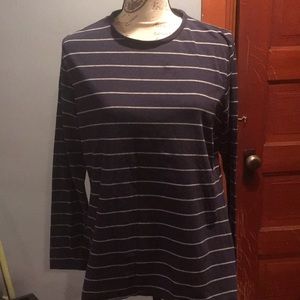 Long sleeved striped tee